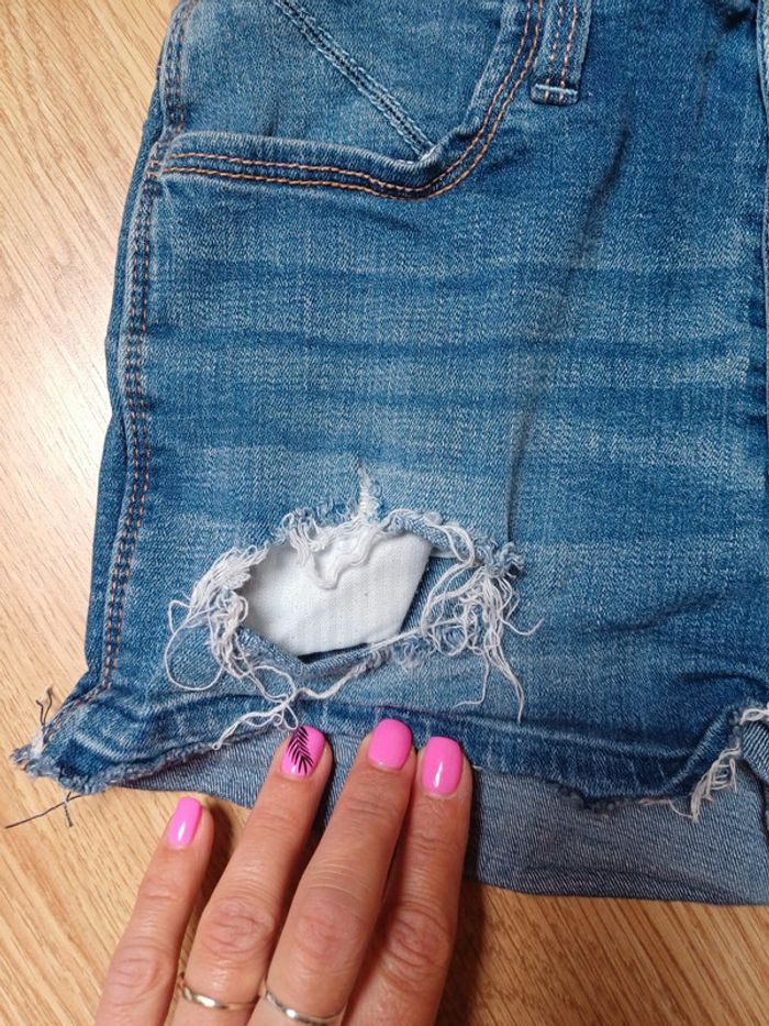 Short en jean vintage - photo numéro 2