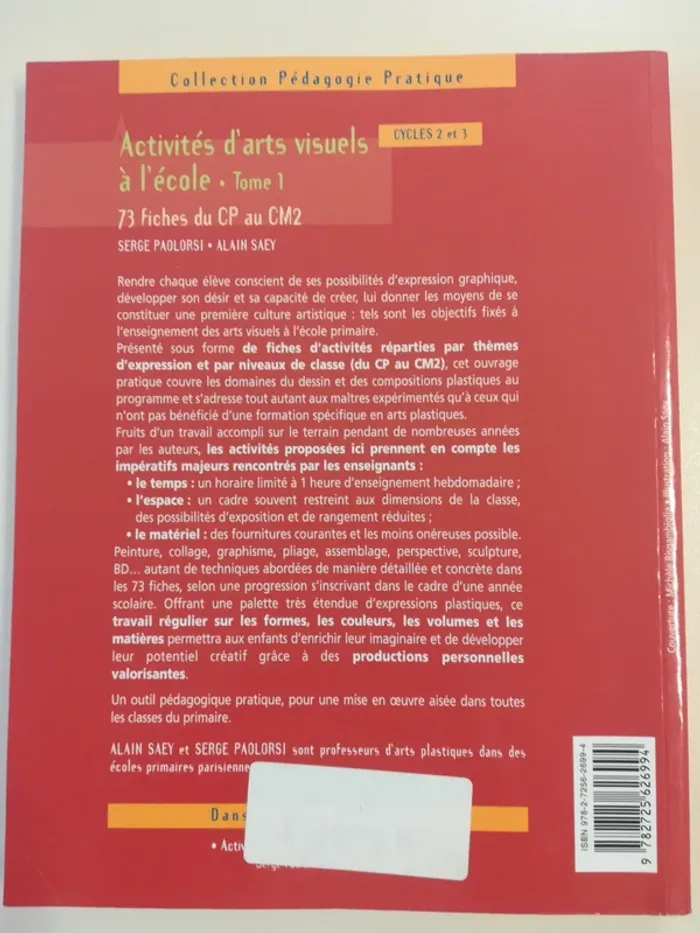 Activités d'arts visuels à l'école tome 1 - photo numéro 2