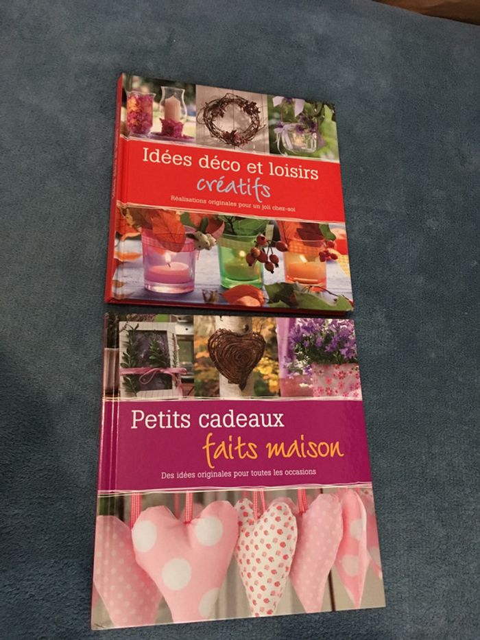 Lot de 2 livres Idées déco et loisirs créatifs et Petits cadeaux faits maison