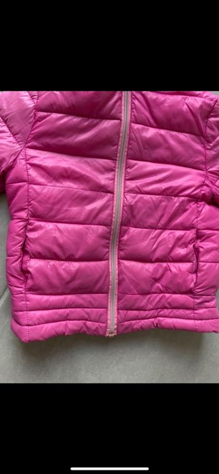 Doudoune à capuche rose 6 ans - photo numéro 4