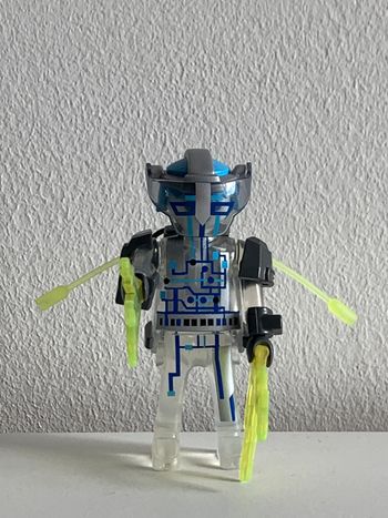 Playmobil - 5243 - Robot transparent tête bleu