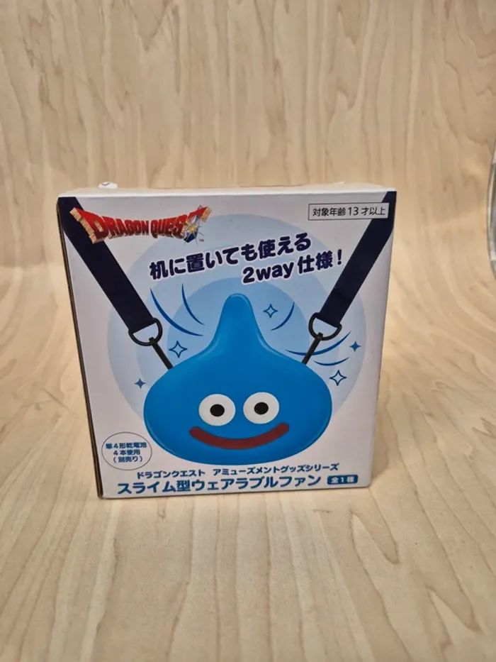 Ventilateur personnel Dragon Quest Slime bleu