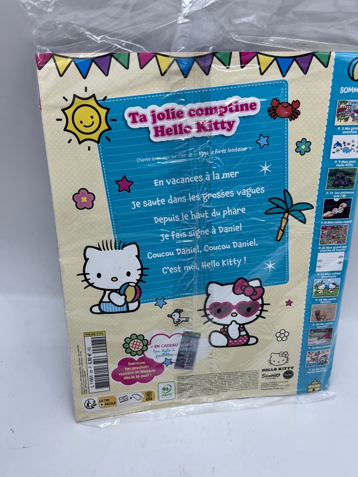livre d’activité Magazine Hello kitty avec son kit shopping Neuf ! - photo numéro 4