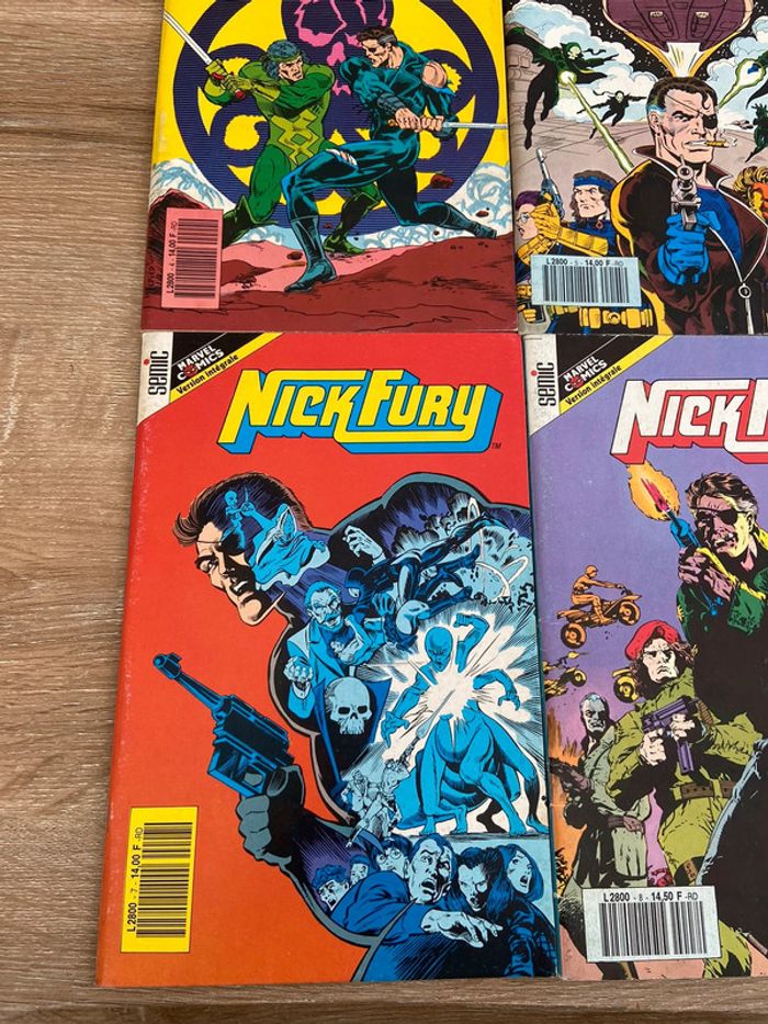 Collection complete numéro 1 a 9 nick fury version intégrale semic année 90 - photo numéro 2