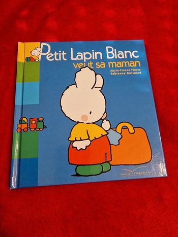 Livre petit lapin blanc veut sa maman