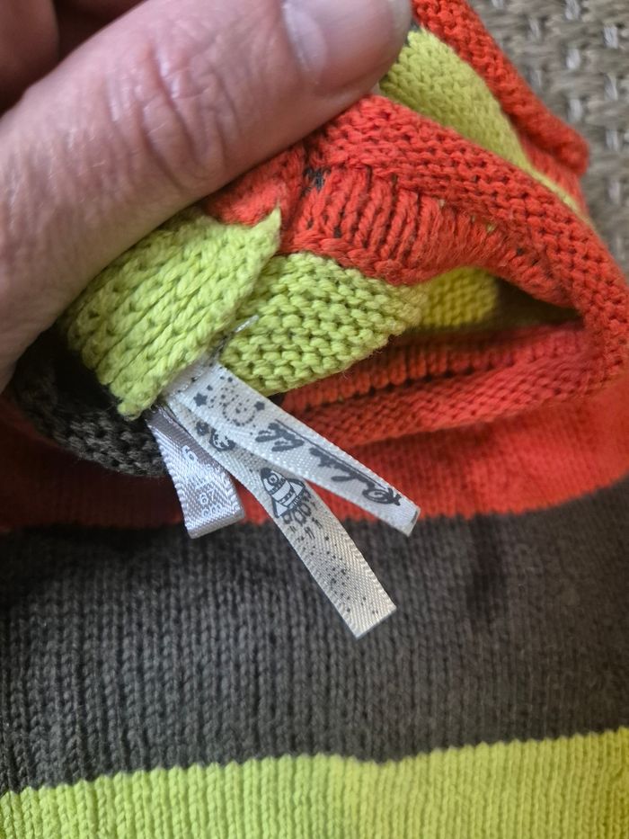 Ensemble robe + legging tricot - 6 mois - photo numéro 4