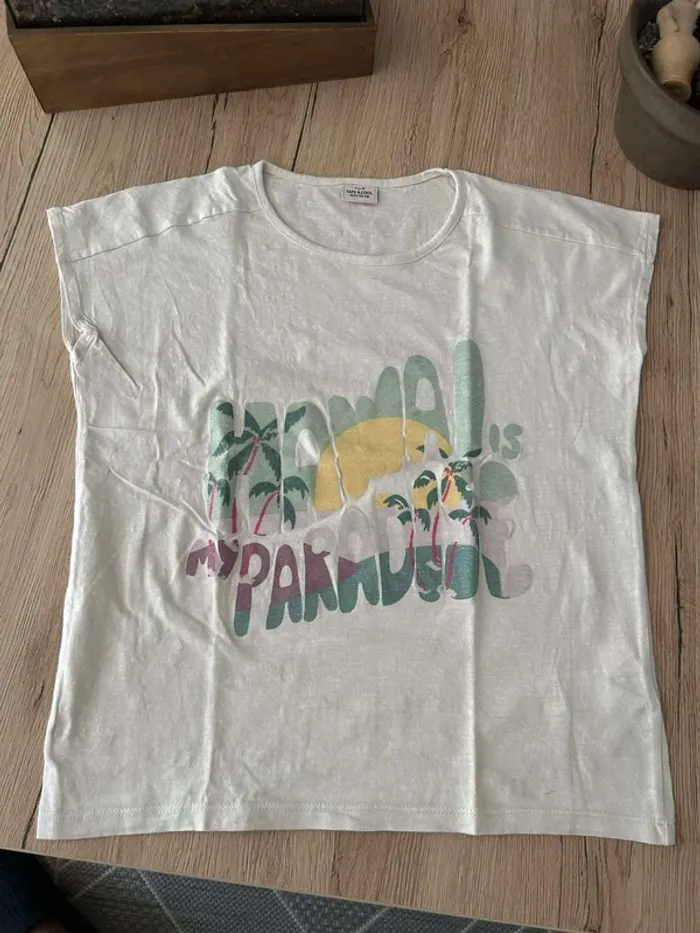Lot 5 T-shirts fille 12 ans – Printemps/Été - photo numéro 5