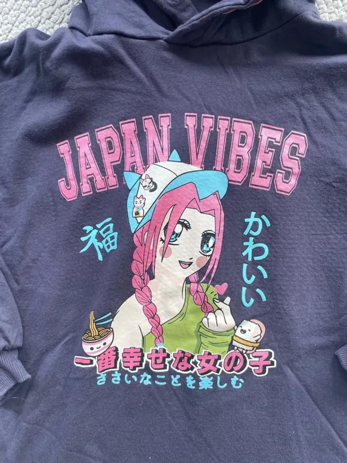 Sweat Japan Vibes fille 8 ans Kloane - photo numéro 2