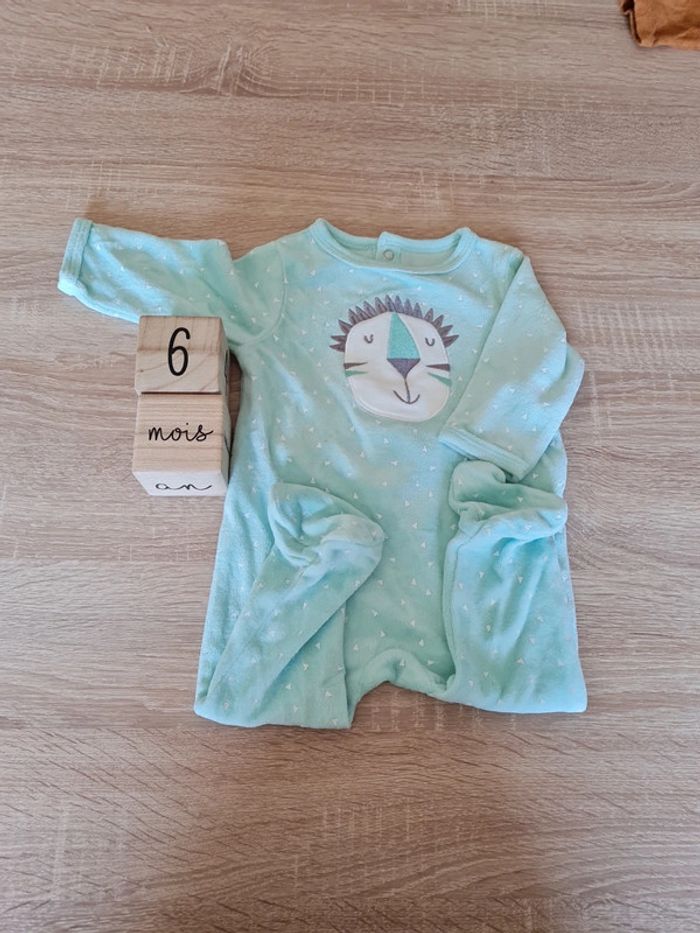 Pyjama velours 6 mois