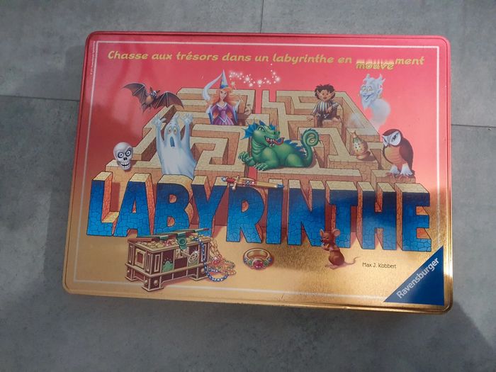 Jeu Labyrinthe Boite Métal - 25e anniversaire