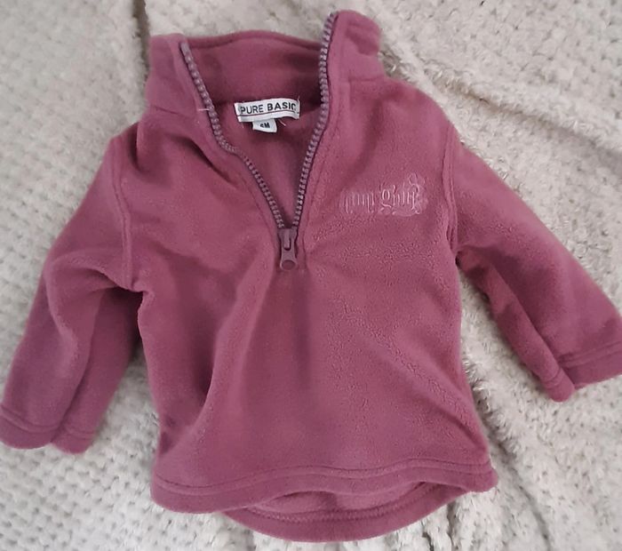 Pull polaire fille 6 mois