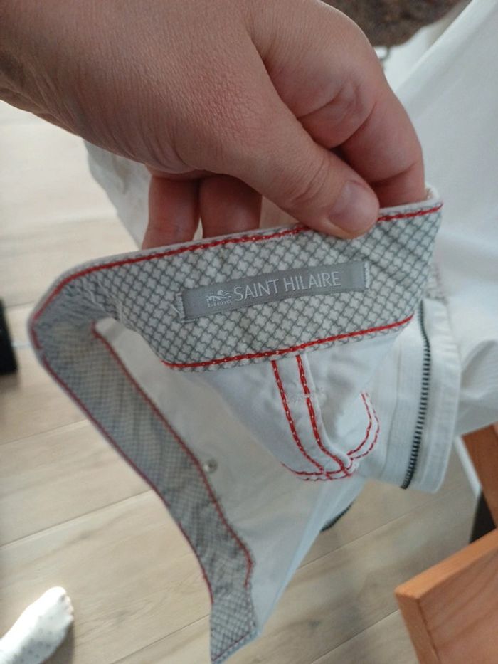 Pantalon blanc velour côtelée léger T42 neuf - photo numéro 7