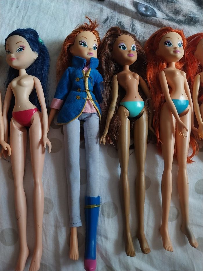 Lot de 7 poupées Winx Club Bloom Stella Musa Layla/Aisha saison 4 - photo numéro 5