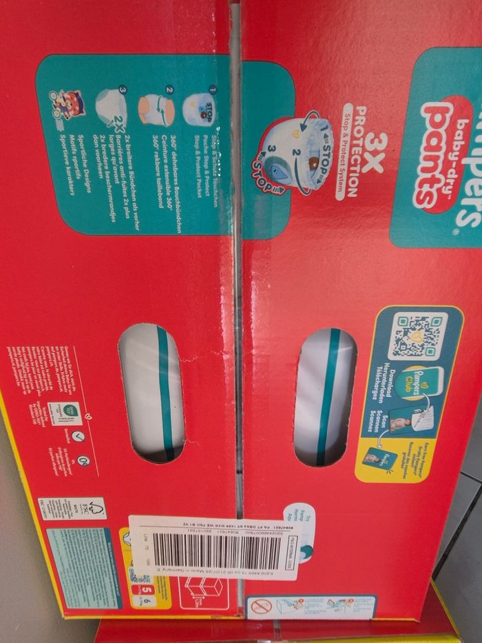 Pampers baby-dry taille 5 - photo numéro 2