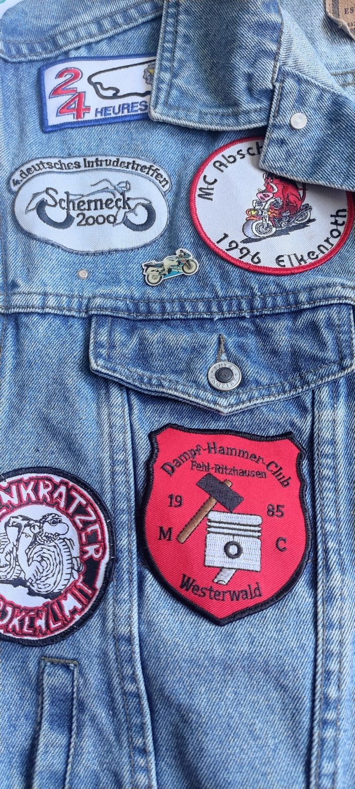 Veste customisée, Arizona Jeans, MC Abschwarter 1996 - photo numéro 5