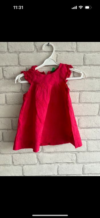 Robe united Colors of benetton taille 12 mois