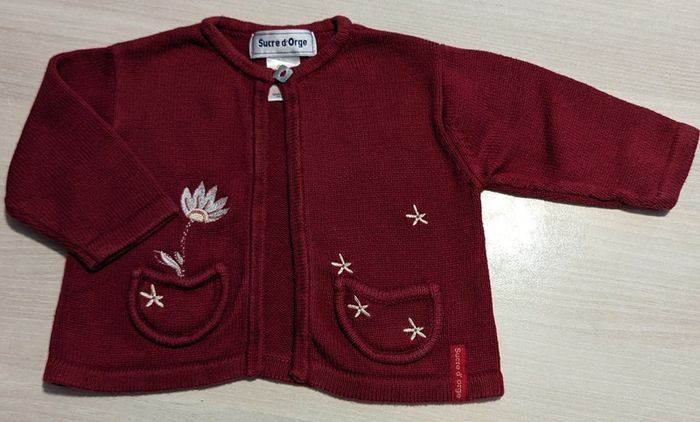 Gilet épais bébé fille