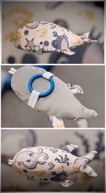 Doudou Baleine a grelot