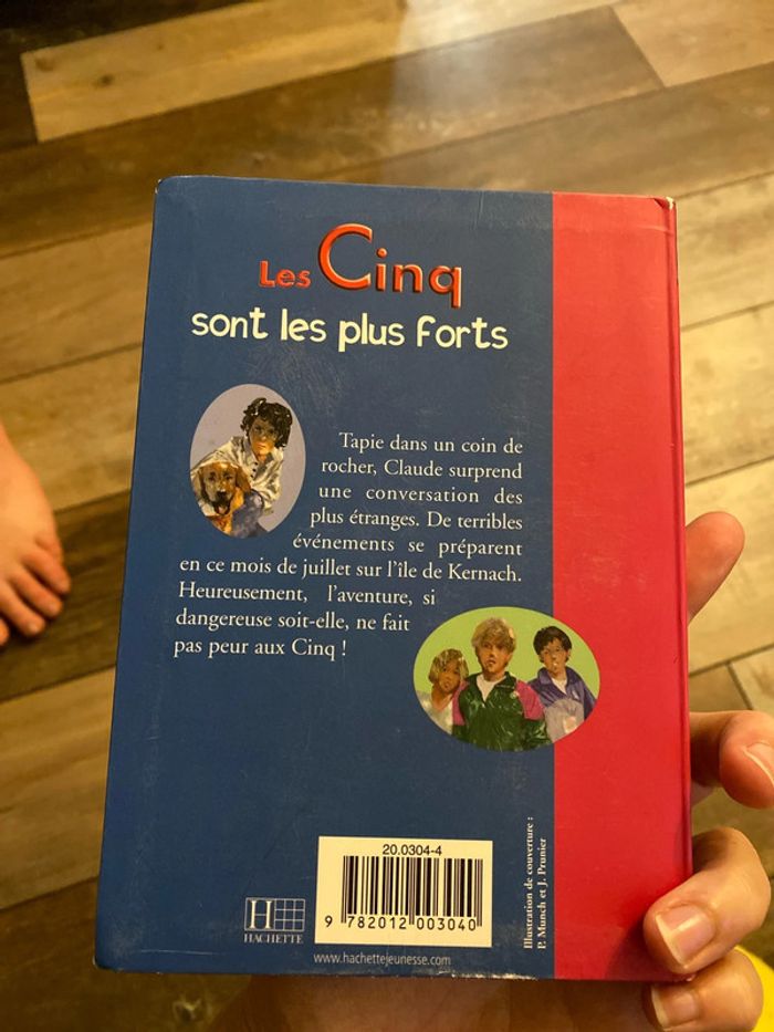Bibliothèque Rose livre Les Cinq sont les plus forts - photo numéro 2