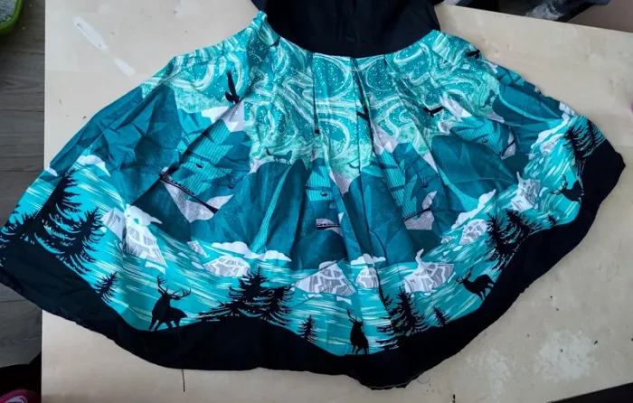 Charmante robe bleutée - photo numéro 3