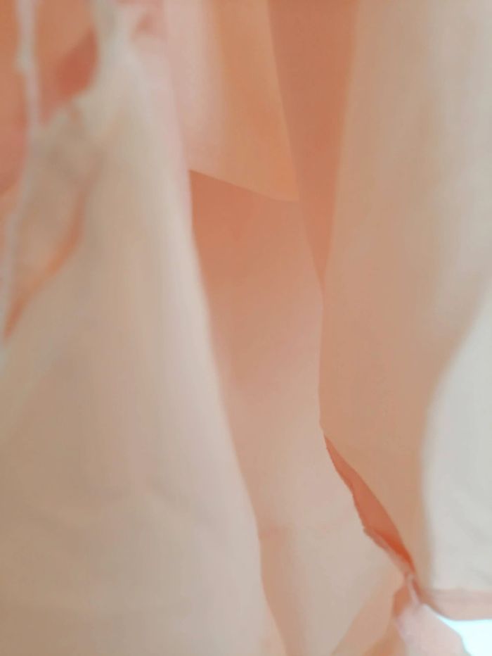 Top pèche uni sans manches coquète romantique mignon - photo numéro 4