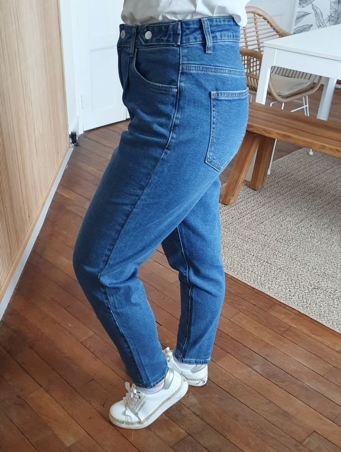 Jean mom Istanbul bleu moyen Taille 36 (taille grand) - photo numéro 5