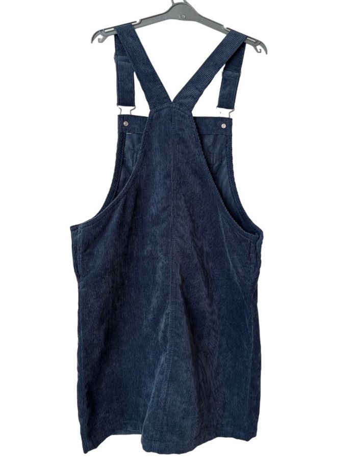 Robe-salopette grise en velours côtelé - taille 158/164cm (14 ans) - photo numéro 5