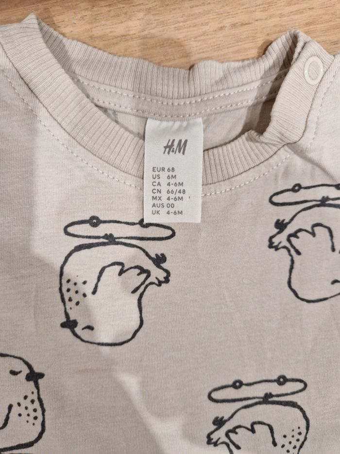Ensemble pantalon et haut h&M 6 mois - photo numéro 4
