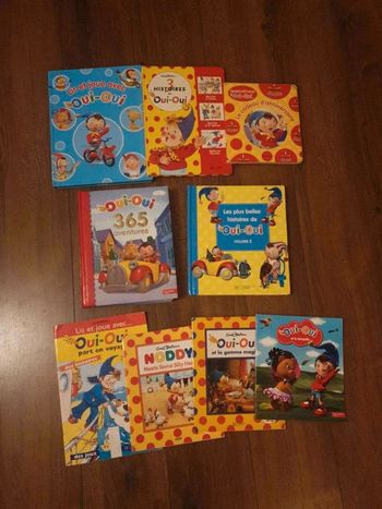 Lot 9  livres Oui-oui