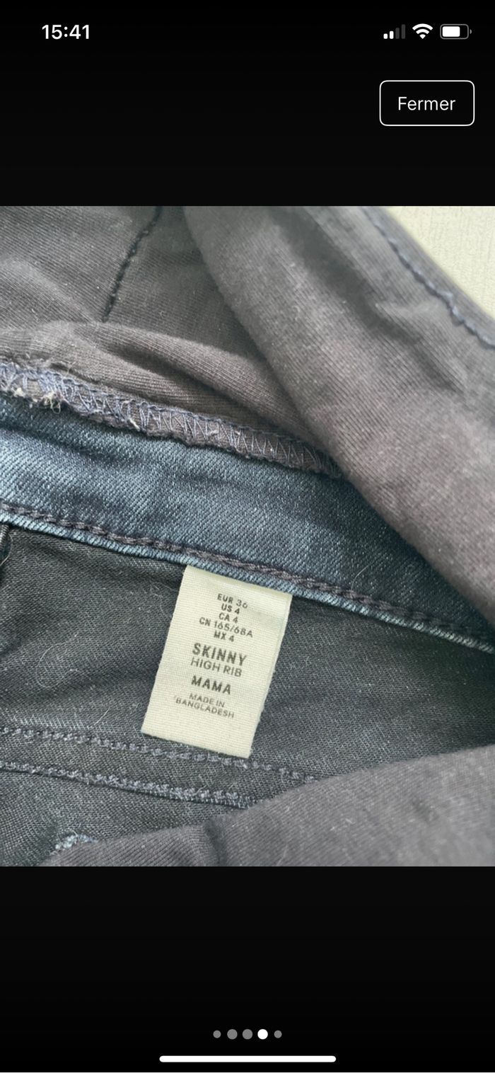 Jean taille 36 h&m grossesse - photo numéro 4