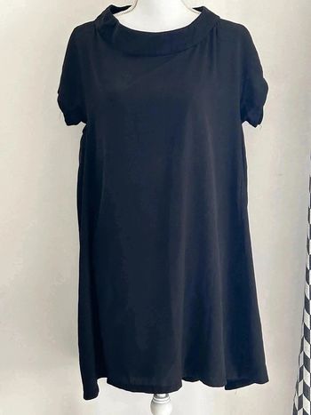 Robe noire décontractée, taille 40