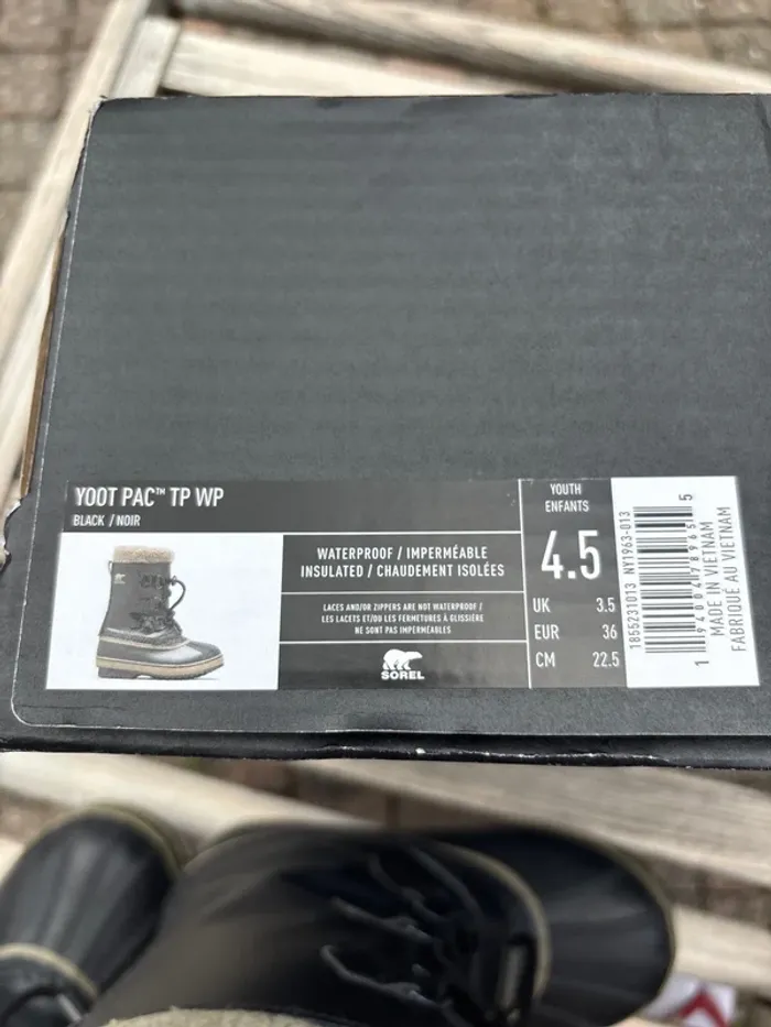 Bottes Sorel Enfant - Taille 36 - Parfaites pour l'Hiver et la Neige ! - photo numéro 14