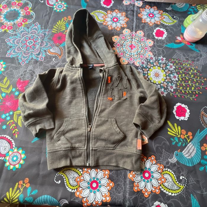 Gilet zippe capuche