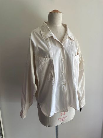 Chemise blanc cassé style vintage Emmanuelle