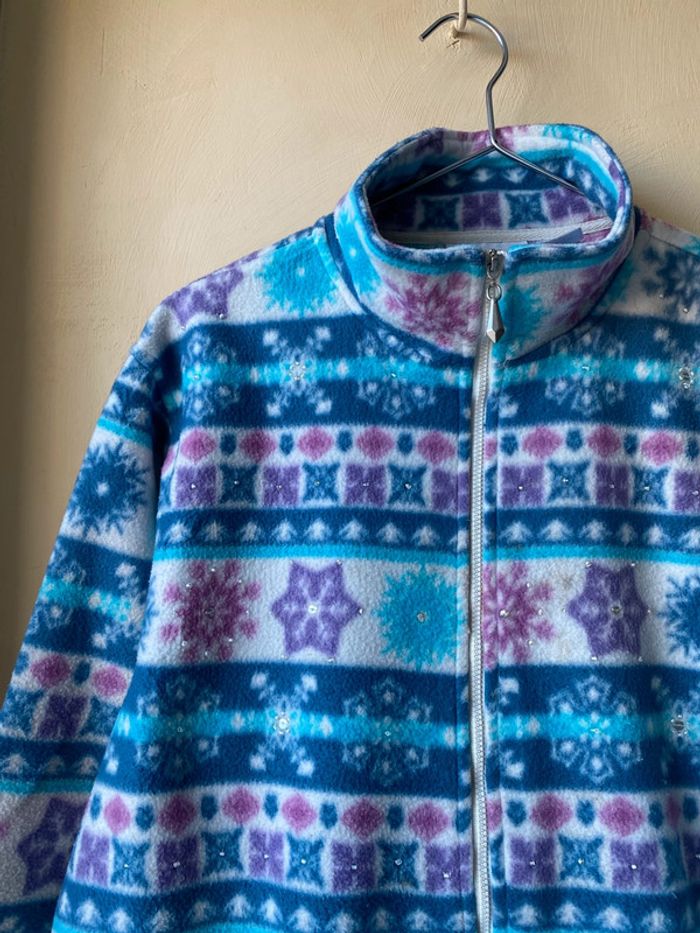 Veste polaire à motifs vintage Alfred dunner S - photo numéro 2