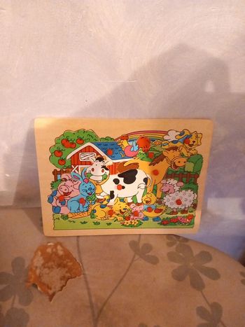 🎅puzzle bois animaux