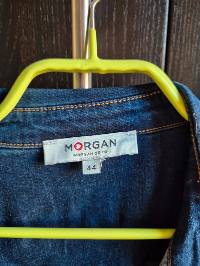 Robe en jean souple comme neuve Morgan taille 44 - photo numéro 5