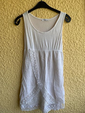 Robe en lin et dentelles cache cache taille 36