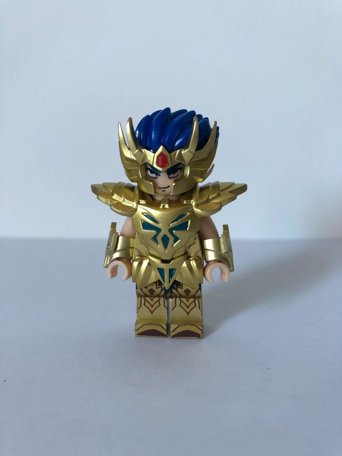 Figurine type lego Chevalier du Cancer. Les chevaliers du zodiaque. Saint Seiya