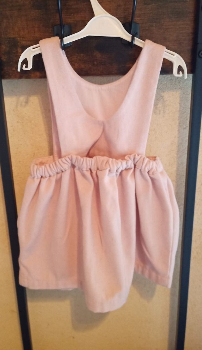 Robe salopette en flanelle 18 mois - photo numéro 5
