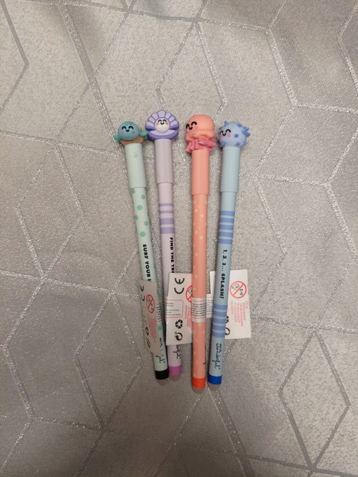 Lot de 4 stylos Mr Wonderbox effaçables - photo numéro 3