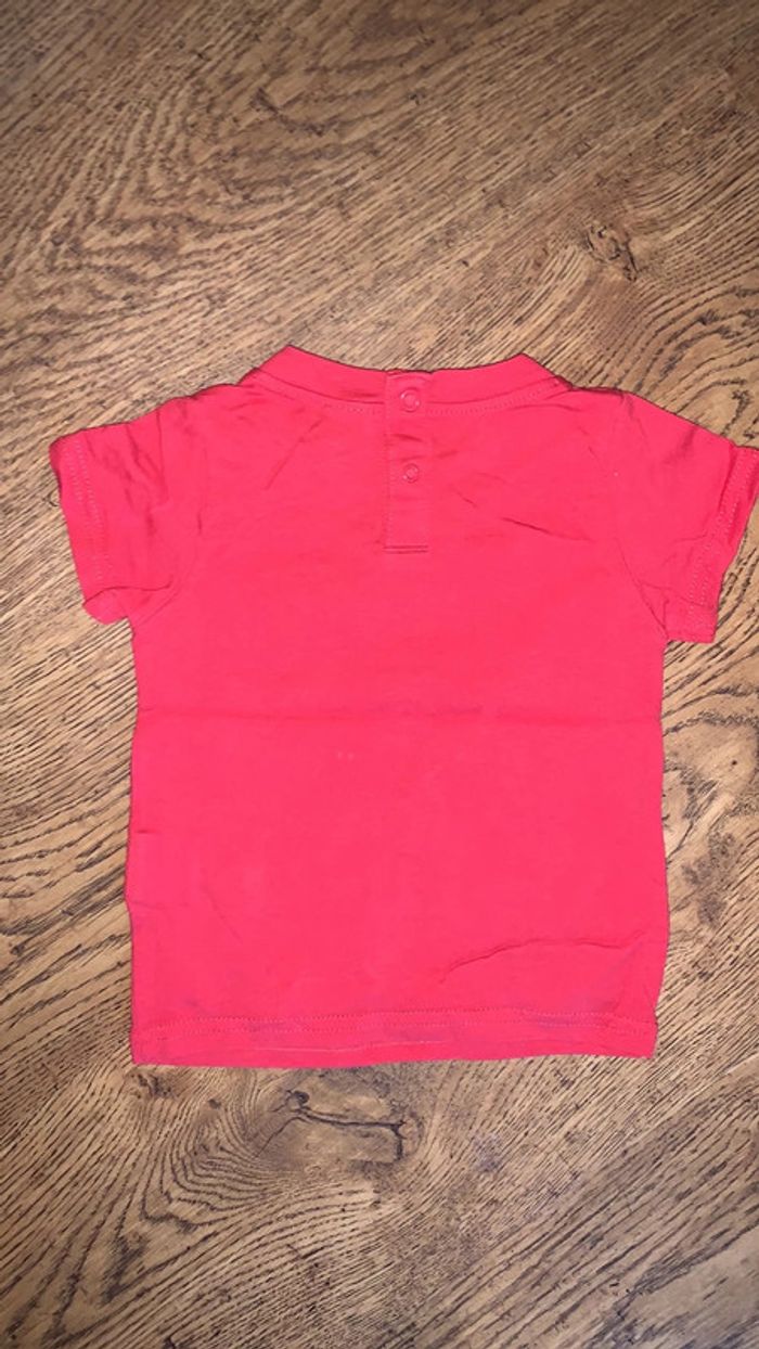 Tee shirt tape à l’œil rouge noir 18 mois - photo numéro 2