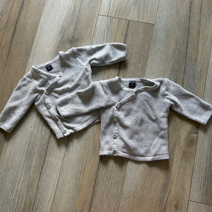 Lot de 2 gilet gris