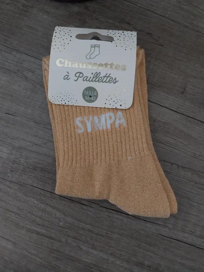 Chaussettes à paillettes Sympa