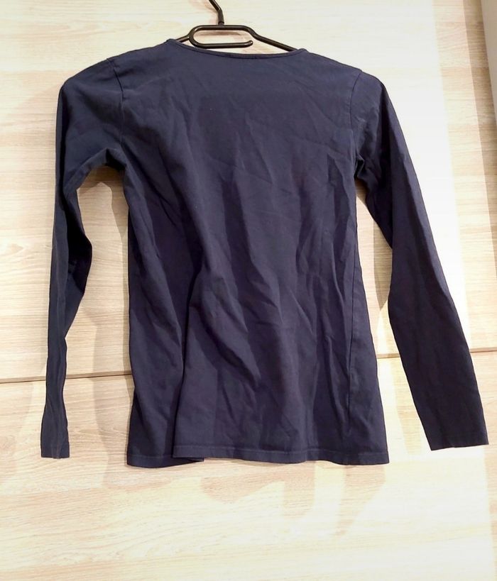 Tee-shirt manches longues bleu imprimé chat marque Lisa Rose
taille 12 ans - photo numéro 3