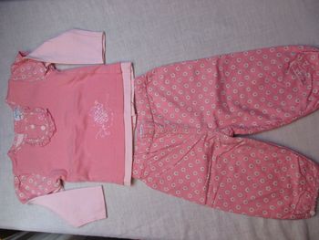 Ensemble pantalon et t-shirt, 6 mois