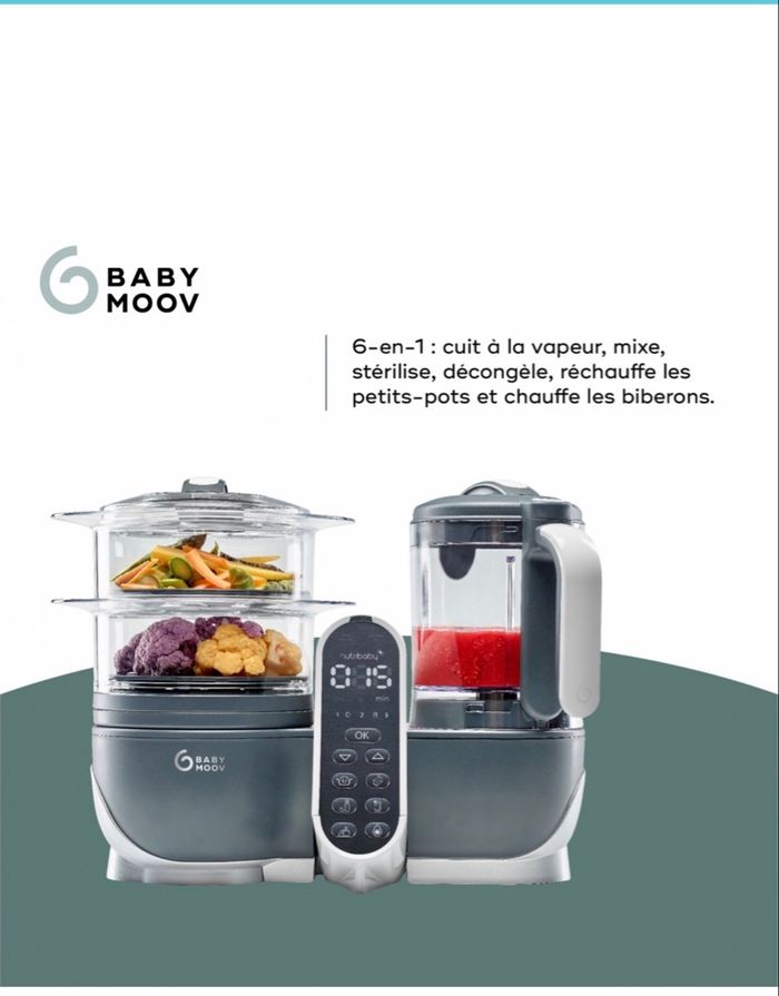 Babymoov Nutribaby Robot Cuiseur Bébé Multifonctions 6 en 1 - photo numéro 8