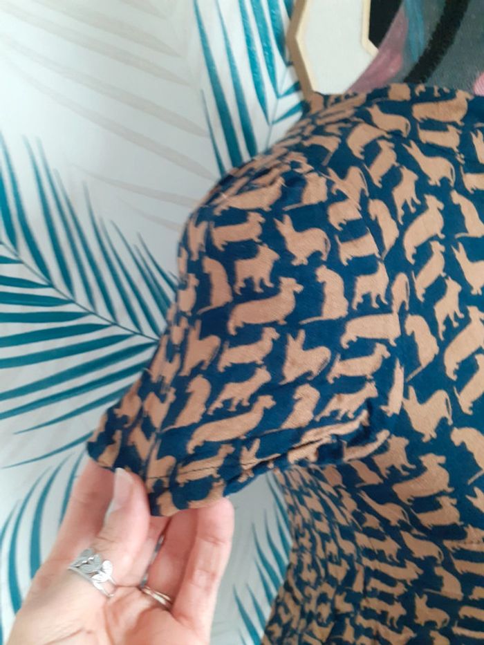 Blouse manches courtes imprimé S - photo numéro 2