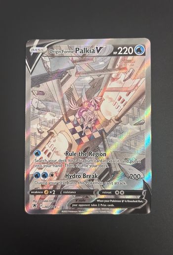 Origin forme Palkia V 167/189