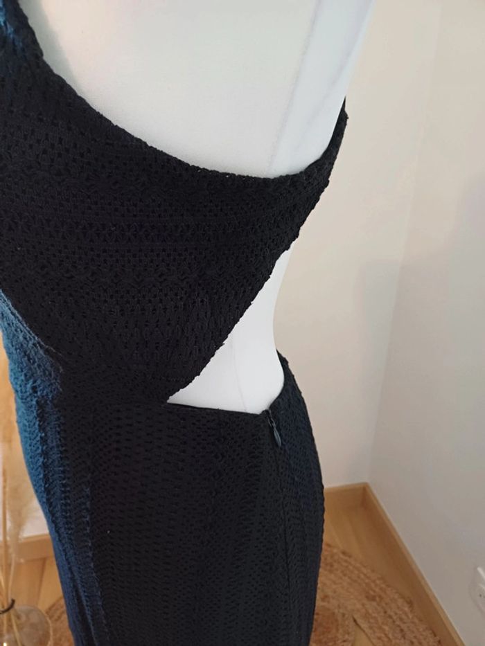 Robe longue noire neuve en dentelle Daphnea taille S 36 - photo numéro 4